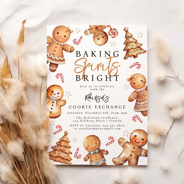 Pepparkaksbakstugans Julstämning  Inbjudningar (Skapare uppladdad)