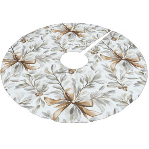 Pepparkaksblommor Jul Julgransmatta Borstad Polyester