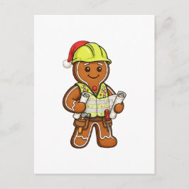 Pepparkaksbyggarbetare jul 2026 helg vykort