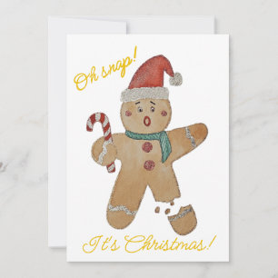 Pepparkaksflat julkort