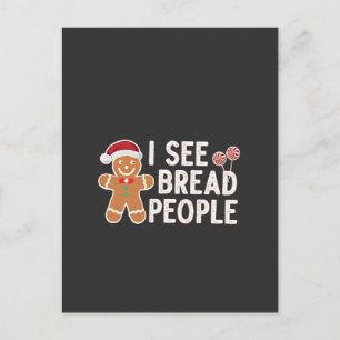 Pepparkaksgalning Julbak semester present Helg Vykort