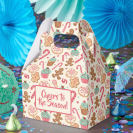 Pepparkaksgård Julmönster Candyland Presentaskar