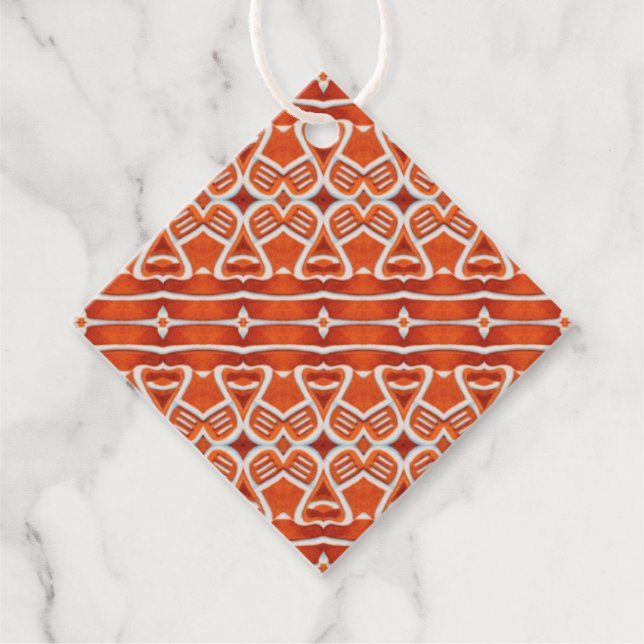 PEPPARKAKSGÅVA Diamantpresentkortsetiketter Gåvor Etiketter (Framsida)