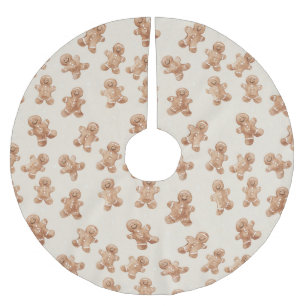 Pepparkaksgingebröd jul julgransmatta borstad polyester