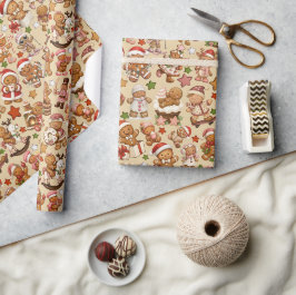 Pepparkaksglädje julpapper