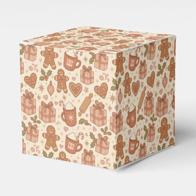 Pepparkaksglädje Presentaskar (Framsidan Sidan)