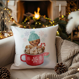 Pepparkaksgodis Varm Kakao Jul Kast Kudde