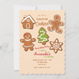 Pepparkaksgottis Inbjudningar