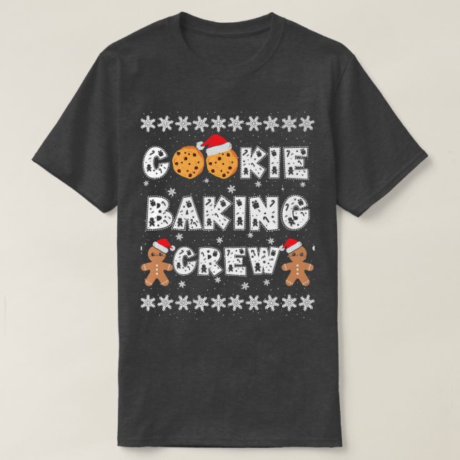 Pepparkaksgubbar för nybörjare med Julafton Hats T Shirt (Design framsida)