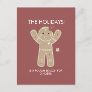 Pepparkaksgubbar Helgdag vykort