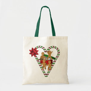Pepparkaksgubbar Jul Helgdag Tygkasse