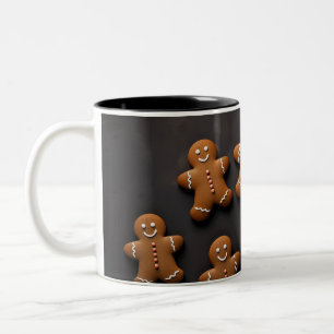 Pepparkaksgubbar Knolling Två-Tonad Mugg