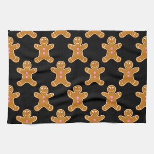 Pepparkaksgubbar Kökshandduk