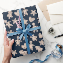 Pepparkaksgubbar och kakor Jul Presentpapper