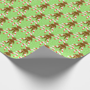Pepparkaksgubbar och Papper julinsvällning Presentpapper