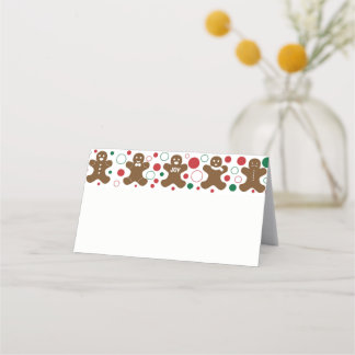 Pepparkaksgubbar Placera kort