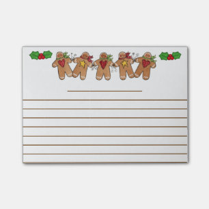 Pepparkaksgubbar Postar-it® noterar Post-it Block
