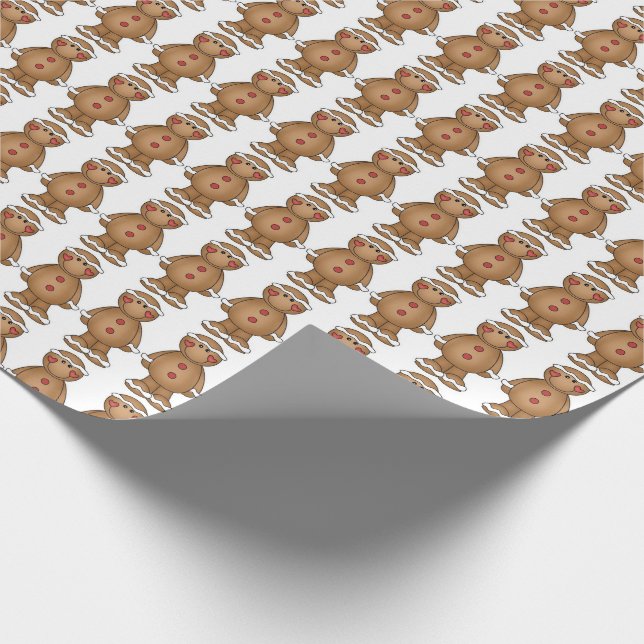 Pepparkaksgubbar Presentpapper (Hörn)