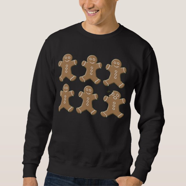 pepparkaksgubbar sweatshirt (Framsida)