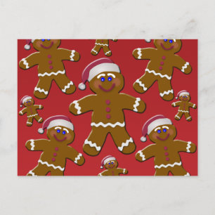 pepparkaksgubbar vykort