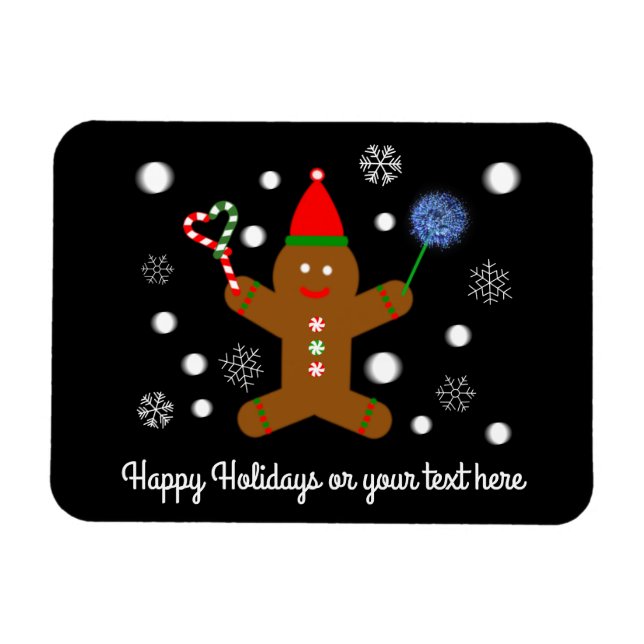 Pepparkaksgubbe #2 Magnet (Horisontell)