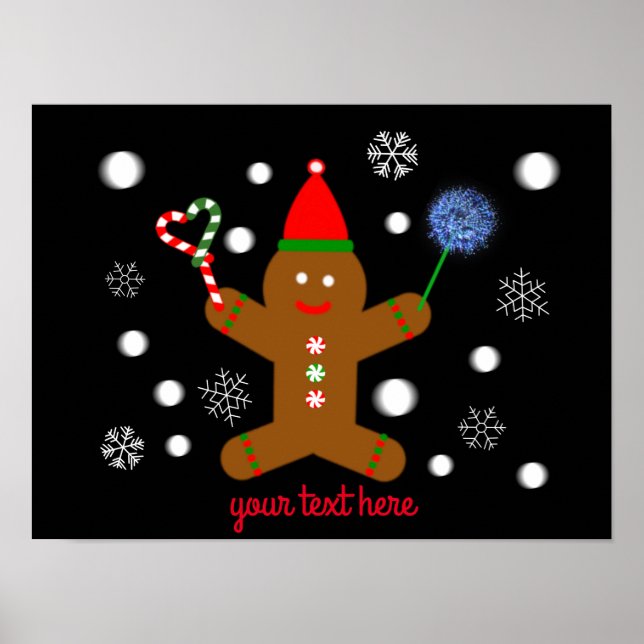 Pepparkaksgubbe #2 Poster (Framsidan)