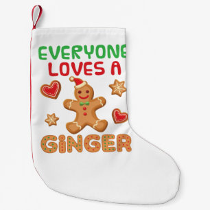 Pepparkaksgubbe Alla Kärlek a Ginger Liten Julstrumpa
