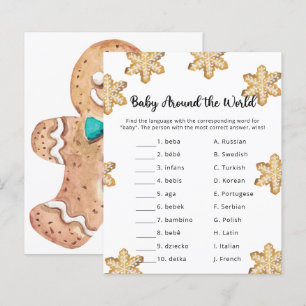 Pepparkaksgubbe - Baby värld runt-spel
