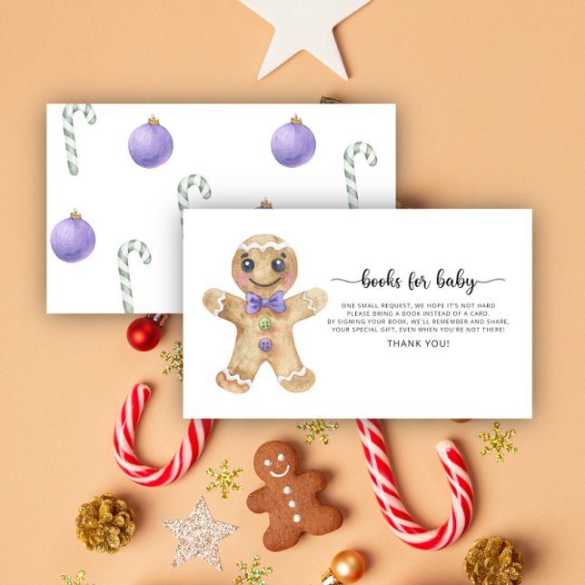 Pepparkaksgubbe bokar för baby biljett tilläggskort (Skapare uppladdad)