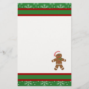 Pepparkaksgubbe Brevpapper