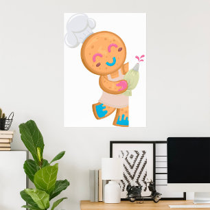 Pepparkaksgubbe Chef Poster