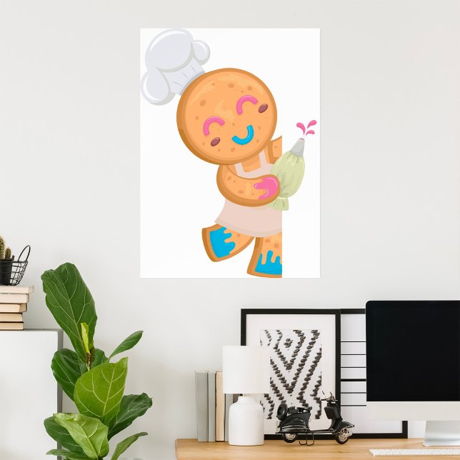 Pepparkaksgubbe Chef Poster (Skapare uppladdad)