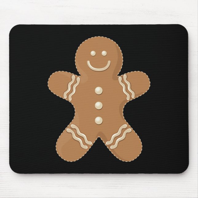 Pepparkaksgubbe Cookie Biscuit Roligt Food jul Musmatta (Framsidan)