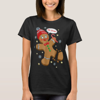 Pepparkaksgubbe Cookie X Mas Oh Snap Funny Cute Ch T Shirt