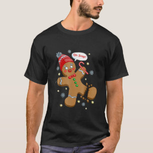 Pepparkaksgubbe Cookie X-Mas Oh Snap Funny Cute Ch T Shirt