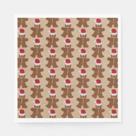 Pepparkaksgubbe Cookies för sommartid i Party Pappersservett