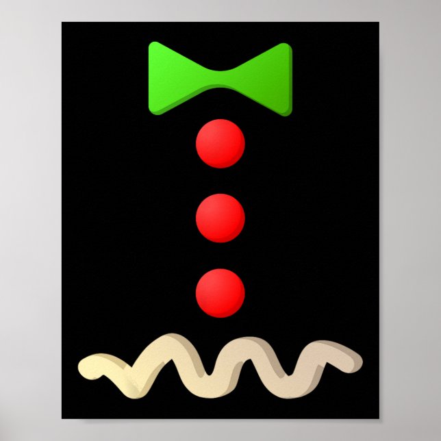 Pepparkaksgubbe Costume Halloween Costume Poster (Framsidan)