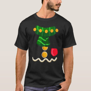 Pepparkaksgubbe Costume Kids Cookie-julapp T Shirt