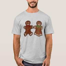 Pepparkaksgubbe Dam-julkaka par Tee Shirt