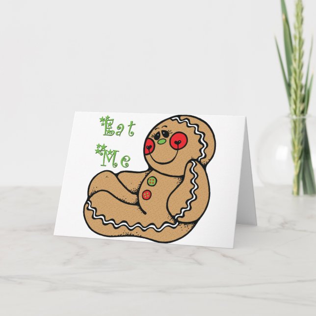 Pepparkaksgubbe Den fantastiska julen Helgkort (Framsida)