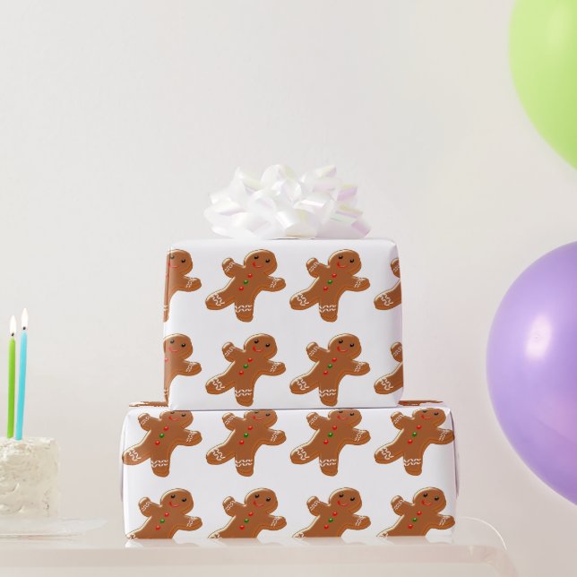 Pepparkaksgubbe Design Presentpapper (Festgåvor)