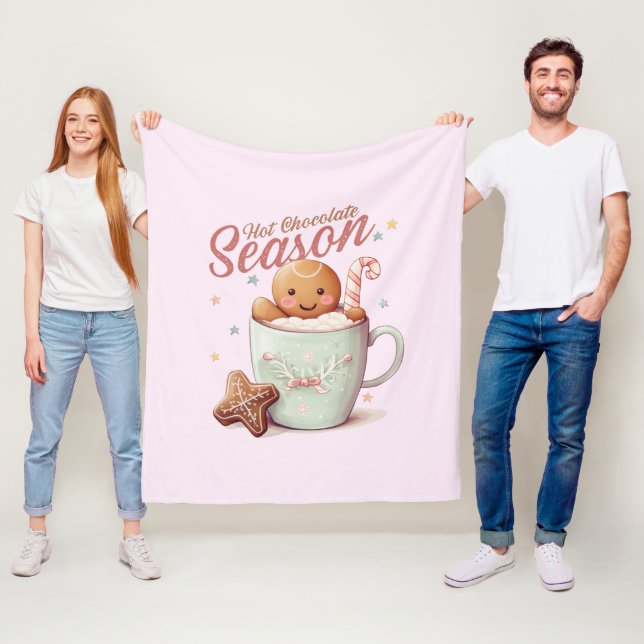 Pepparkaksgubbe Fleecefilt (På plats)