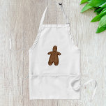 Pepparkaksgubbe Förkläde<br><div class="desc">En pepparkaksgubbe-cookie. Den här designen ser ut att vara verkligen för dessa Apron</div>