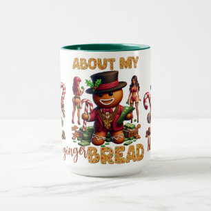 Pepparkaksgubbe Funny Red-jul Mugg