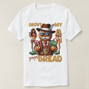 Pepparkaksgubbe Funny Red-jul T Shirt