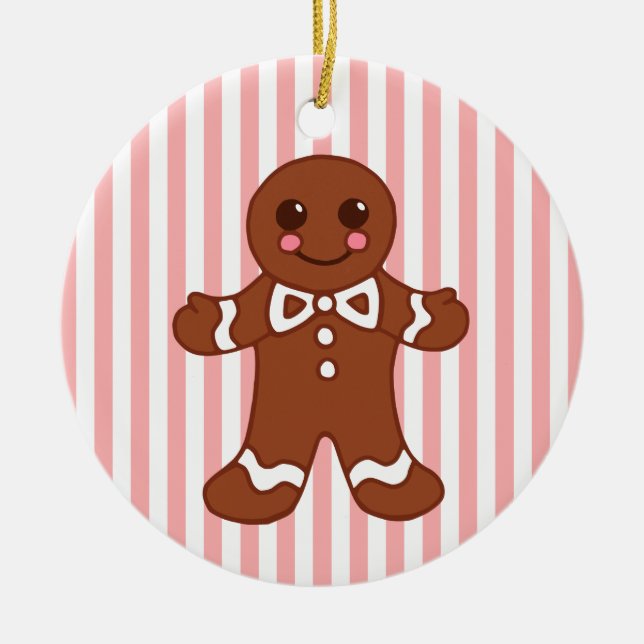 Pepparkaksgubbe Girl Ornament (Framsidan)