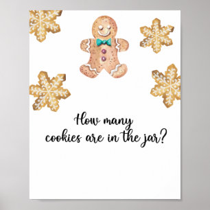 Pepparkaksgubbe - gissa hur många cookies poster