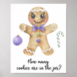 Pepparkaksgubbe - gissa hur många kakor poster