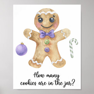 Pepparkaksgubbe - gissa hur många kakor poster