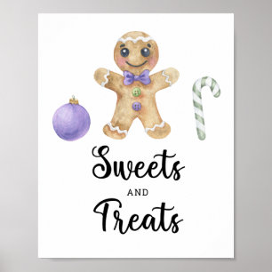 Pepparkaksgubbe - godis och behandling av babydusc poster